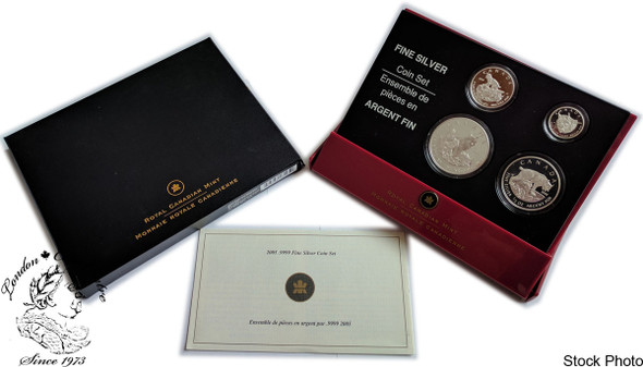 Canada: 2005 Lynx Silver Fraction Coin Set