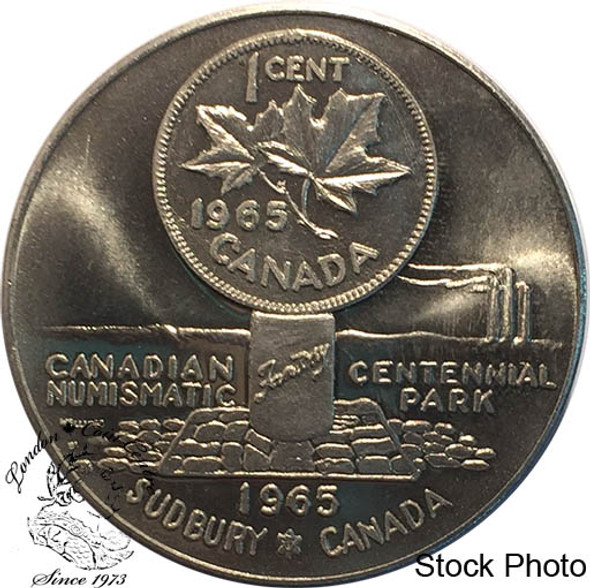 Canada: 1967 Sudbury Canadian Numismatic Centennial Park Medallion