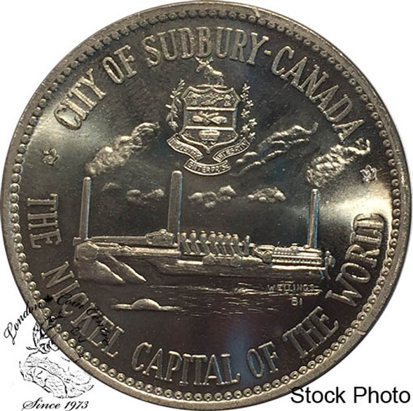 Canada: 1964 Sudbury The Big Nickel Medallion