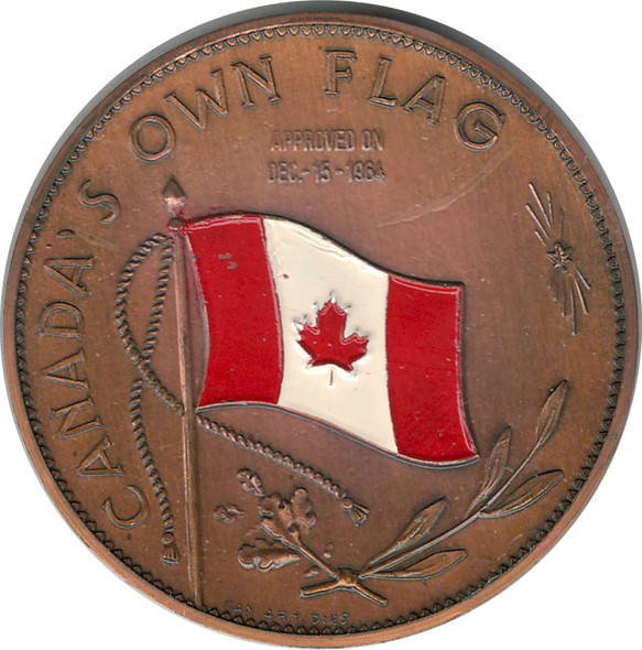 Canada: 1964 Canada's Own Flag & Lester B. Pearson Medallion Canada: 1964 Canada's Own Flag & Lester B. Pearson Medallion