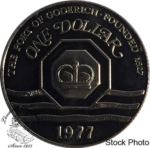 Canada: 1977 Port of Goderich Trade Dollar Canada: 1977 Port of Goderich Trade Dollar
