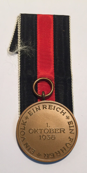 Germany: Oktober 1938 Commemorative Medal