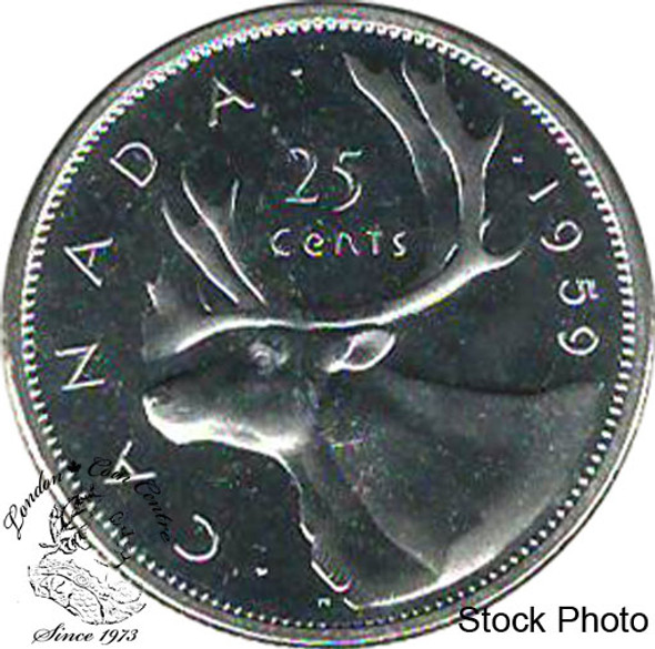 Canada: 1959 25 Cent Proof Like