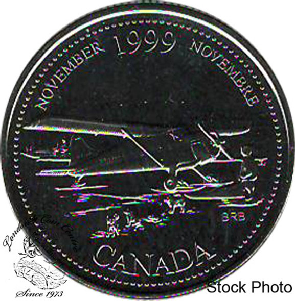 Canada: 1999 25 Cent November Mule Proof Like Canada: 1999 25 Cent November Mule Proof Like