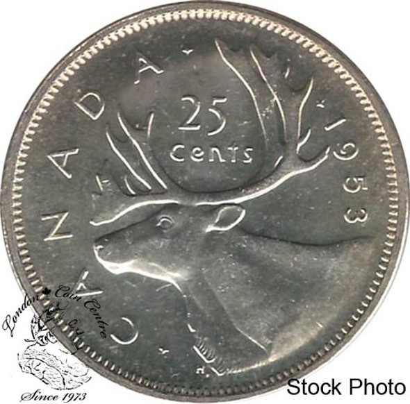 Canada: 1953 25 Cents SF MS60