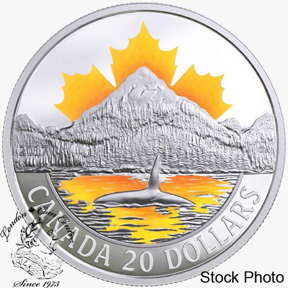 Canada: 2017 $20 Canada's Coasts Series Pacific Coast Silver Coin