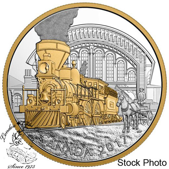 Canada: 2017 $20 Locomotive Across Canada The 4-4-0 Silver Coin