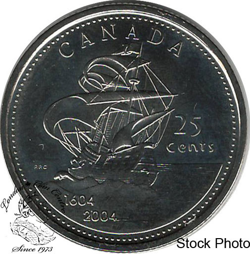 Canada: 2004P 25 Cent St. Croix BU
