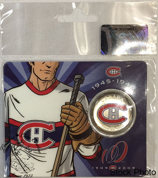 Canada: 2009 50 Cent Montreal Canadiens Centennial Series 2 of 6 Coin