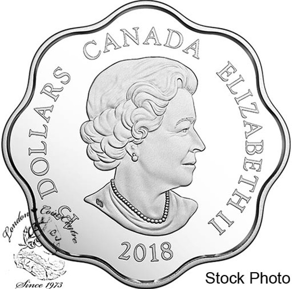 Canada: 2018 $15 Year of the Dog - Lunar Lotus Pure Silver Coin