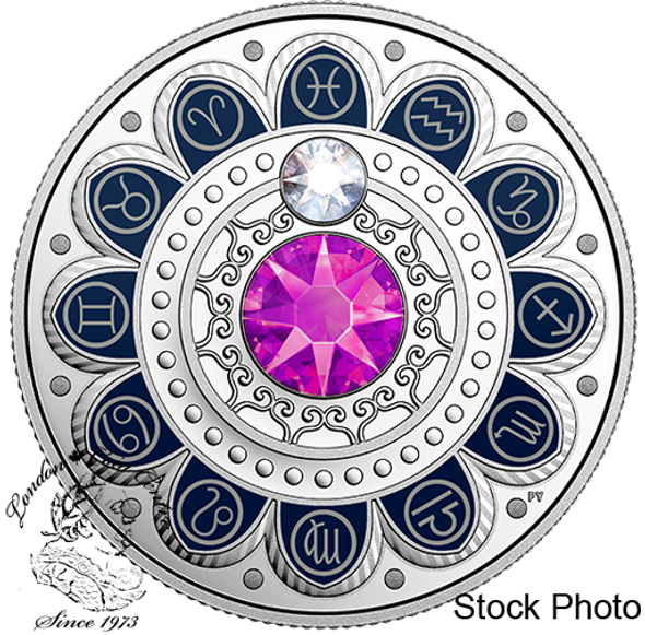 Canada: 2017 $3 Zodiac Pisces Silver Coin