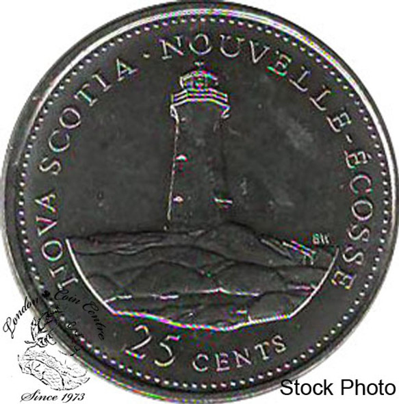 Canada: 1992 25 Cent Nova Scotia BU Canada: 1992 25 Cent Nova Scotia BU