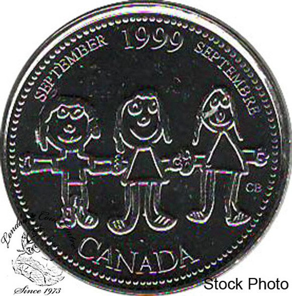 Canada: 1999 25 Cent September BU