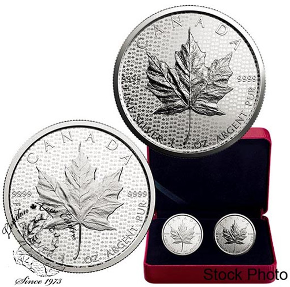 Canada: 2018 $5 30th Anniversary of the Silver Maple Leaf - Two Silver Coin Set Canada: 2018 $5 30th Anniversary of the Silver Maple Leaf - Two Silver Coin Set