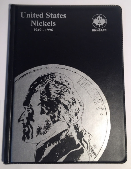 United States: 1949-1996 Nickels Uni-Safe Coin Folder / Album