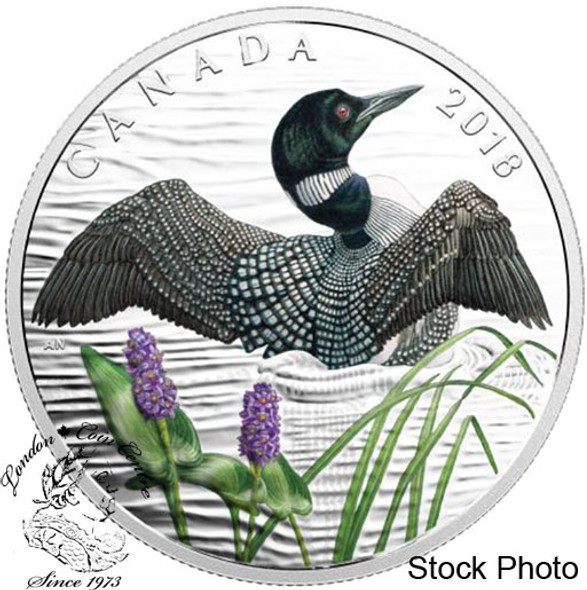 Canada: 2018 $10 Common Loon: Beauty and Grace Fine Silver Coin