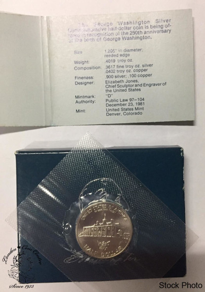 United States: 1982 Half Dollar George Washington