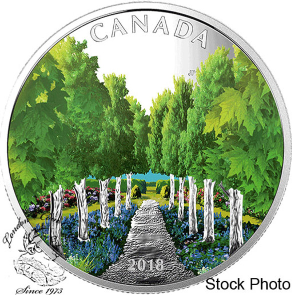 Canada: 2018 $20 Maple Tree Tunnel 1 oz. Pure Silver Coin