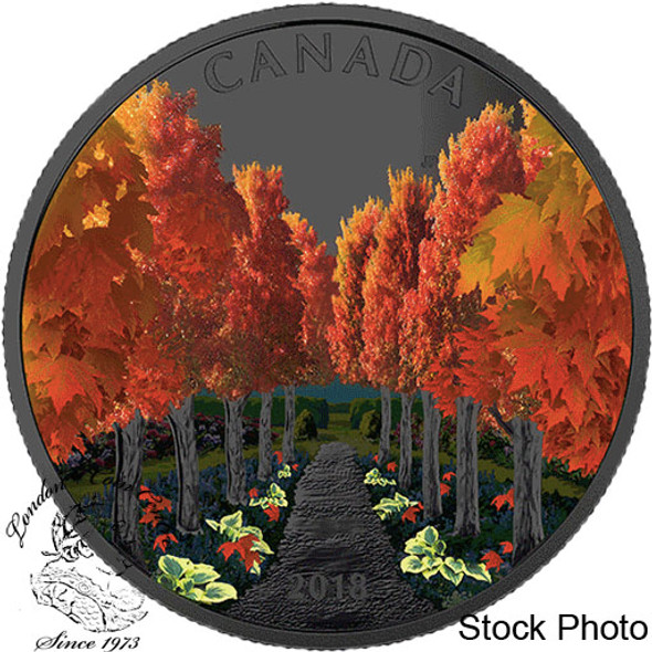 Canada: 2018 $20 Maple Tree Tunnel 1 oz. Pure Silver Coin