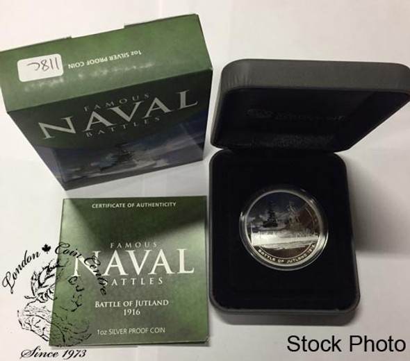 Cook Islands: 2011 $1 Famous Naval Battles: Jutland Pure Silver Coin