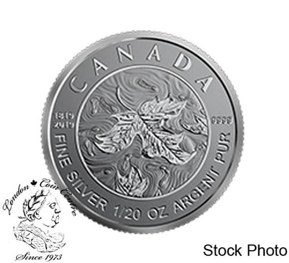 Canada: 2019 A Bicentennial Celebration Pure Silver 5-Coin Maple Leaf Fractional Set