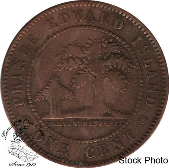 Canada: Prince Edward Island 1871 Large 1 Cent F12