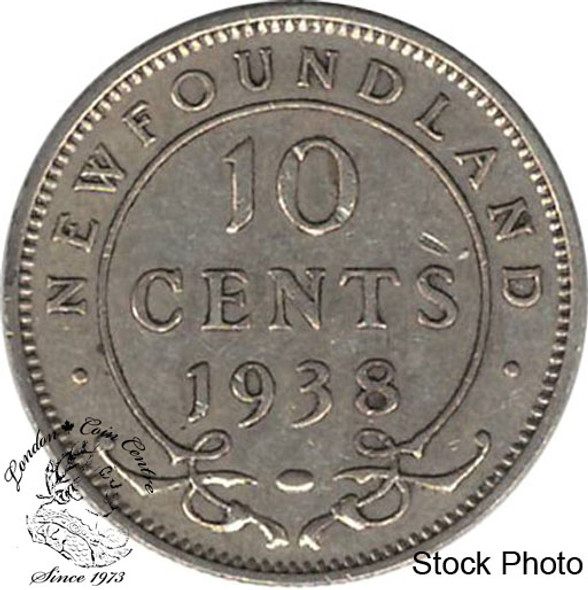 Canada: Newfoundland 1938 10 Cent EF40
