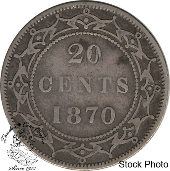 Canada: Newfoundland 1870 20 Cent VG8