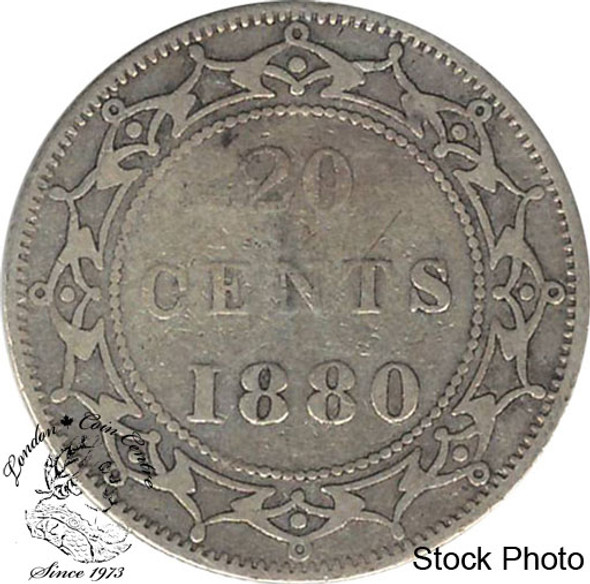 Canada: Newfoundland 1880 20 Cent VG8