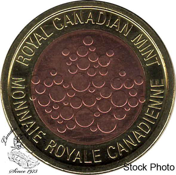 Canada: 2018 25 Cent Size R&D Security Tri-Metal Test Token with Die Crack Canada: 2018 25 Cent Size R&D Security Tri-Metal Test Token with Die Crack