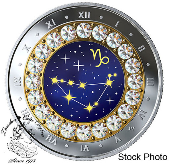 Canada: 2019 $5 Zodiac Series: Capricorn Pure Silver Coin Canada: 2019 $5 Zodiac Series: Capricorn Pure Silver Coin