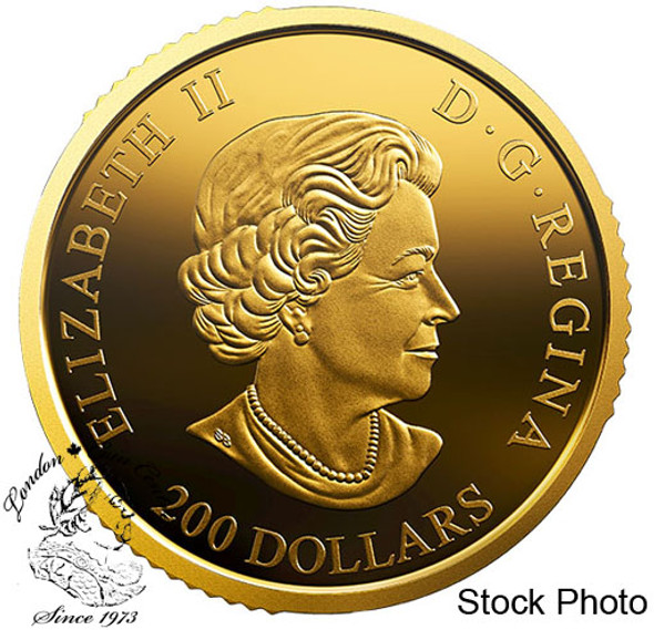 Canada: 2019 $200 Atlantic Puffins 99.999% 1 oz. Pure Gold Coin