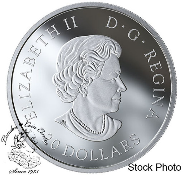 Canada: 2019 $20 The Polar Bear: Canadian Fauna 1 oz. Pure Silver Coloured Coin Canada: 2019 $20 The Polar Bear: Canadian Fauna 1 oz. Pure Silver Coloured Coin