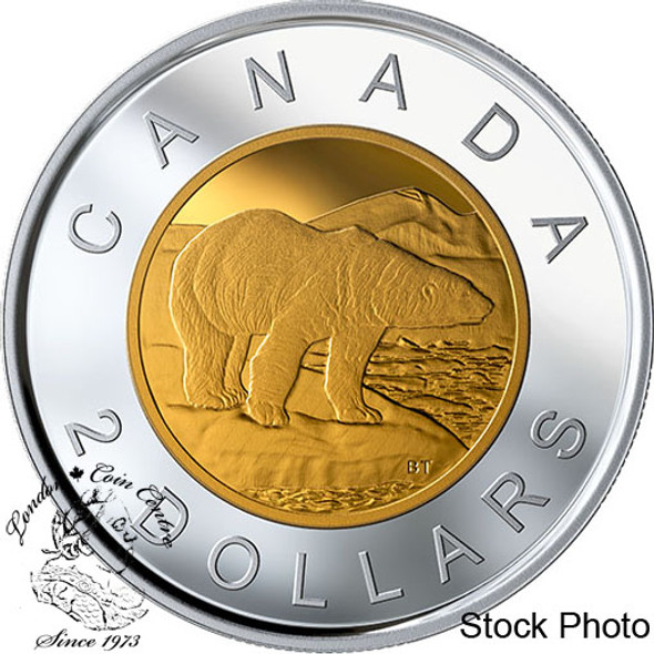 Canada: 2019 $2 Proof Silver Coin with Selective Gold Plating