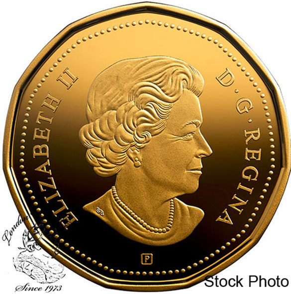 Canada: 2019 $1 Proof Silver Coin with Gold Plating