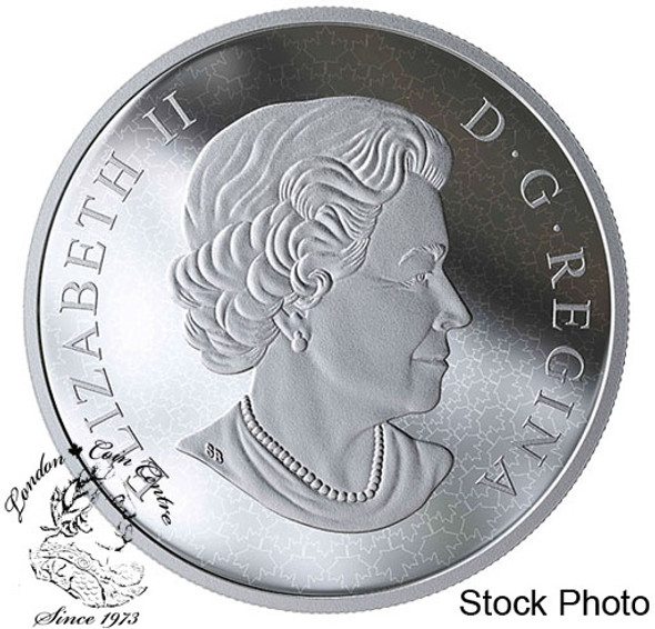 Canada: 2019 $100 Canadian Maples 10 oz. Pure Silver Coin Canada: 2019 $100 Canadian Maples 10 oz. Pure Silver Coin
