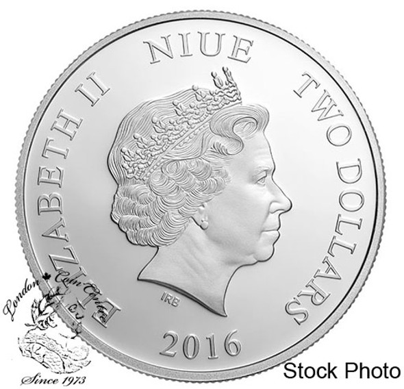 Niue: 2016 $2 Disney's Frozen Kristoff & Sven 1oz Pure Silver Coin