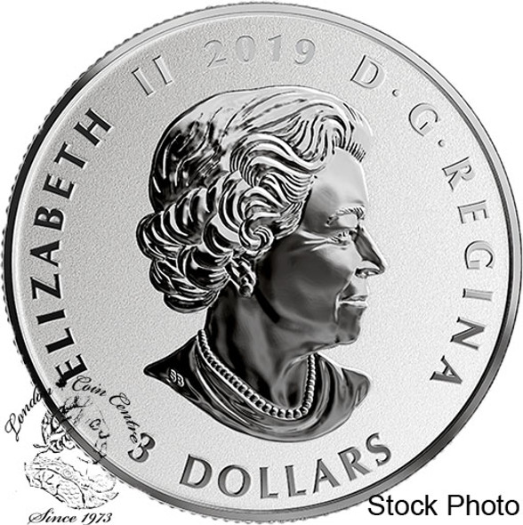 Canada: 2019 $3 Celebrating Canadian Fun and Festivities: Cherry Blossoms Fine Silver Coin