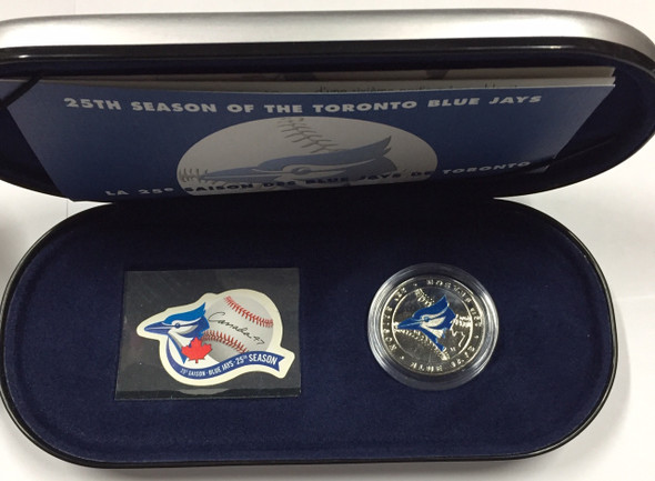 Canada: 2001 Toronto Blue Jays 25th Season Stamp & Medallion Set