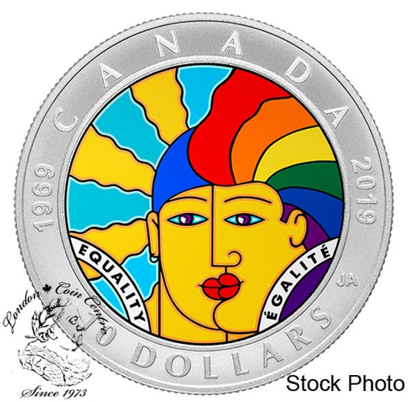 Canada: 2019 $10 Equality Pure Silver Coin