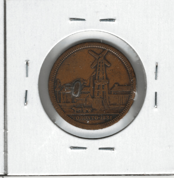 Canada: Toronto Semi-Centennial 1834 - 1884 Token