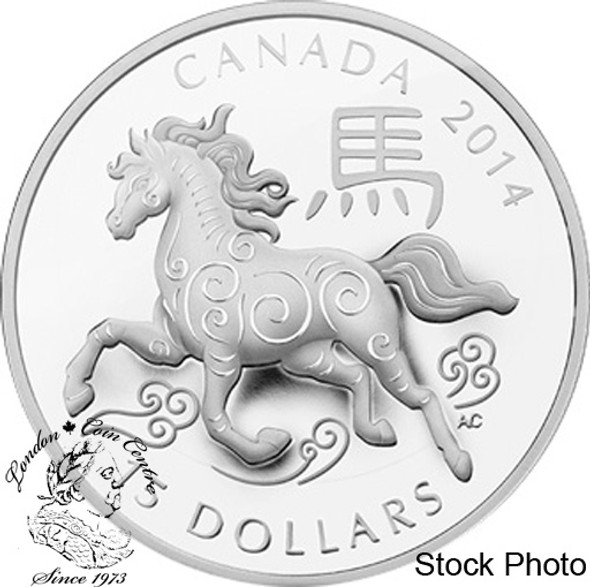 Canada: 2014 $15 The Year of the Horse Silver Coin