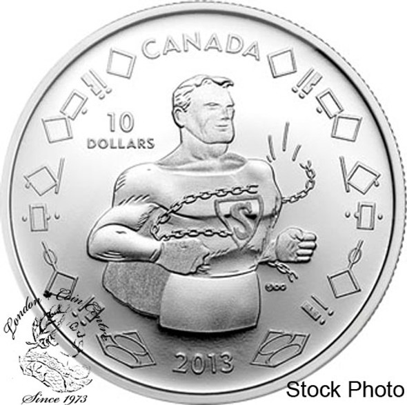 Canada: 2013 $10 Vintage Superman™ 1/4 oz Silver Coin