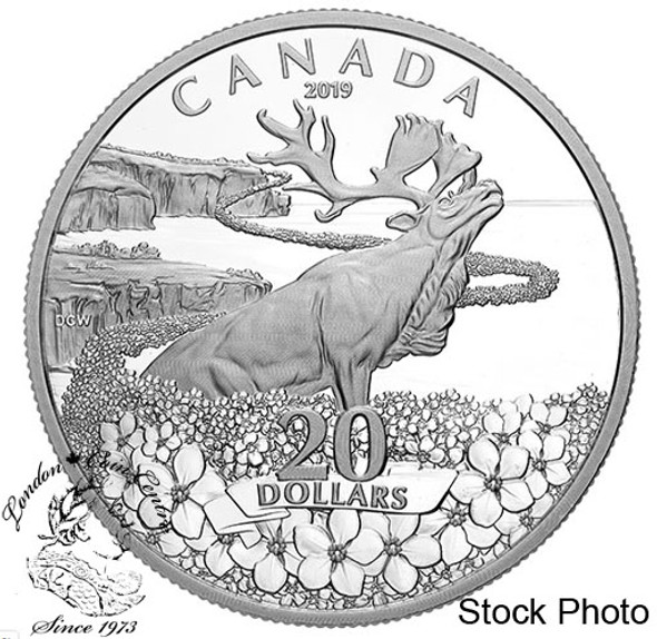 Canada: 2019 $20 Forget-Me-Not 1 oz Pure Silver Coin