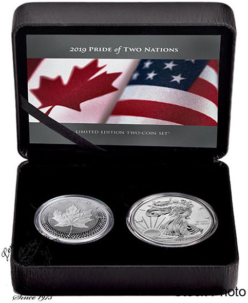 Canada: 2019 Pride of Two Nations Limited Edition Two-Coin Set Canada: 2019 Pride of Two Nations Limited Edition Two-Coin Set