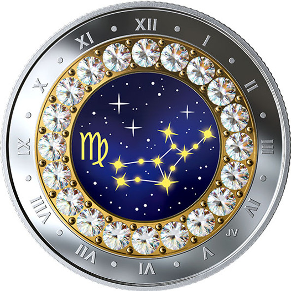 Canada: 2019 $5 Zodiac Series: Virgo Pure Silver Coin
