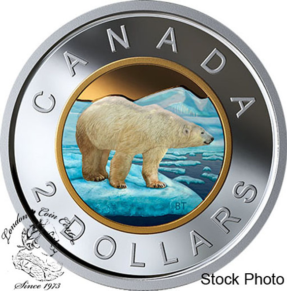 Canada: 2019 $2 Coloured Selective Gold-Plating Pure Silver Coin