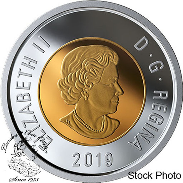 Canada: 2019 $2 Coloured Selective Gold-Plating Pure Silver Coin Canada: 2019 $2 Coloured Selective Gold-Plating Pure Silver Coin