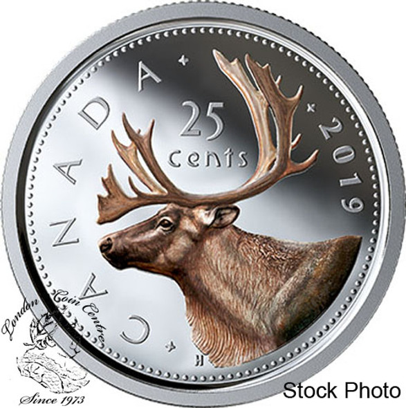 Canada: 2019 25 Cents Coloured Pure Silver Coin