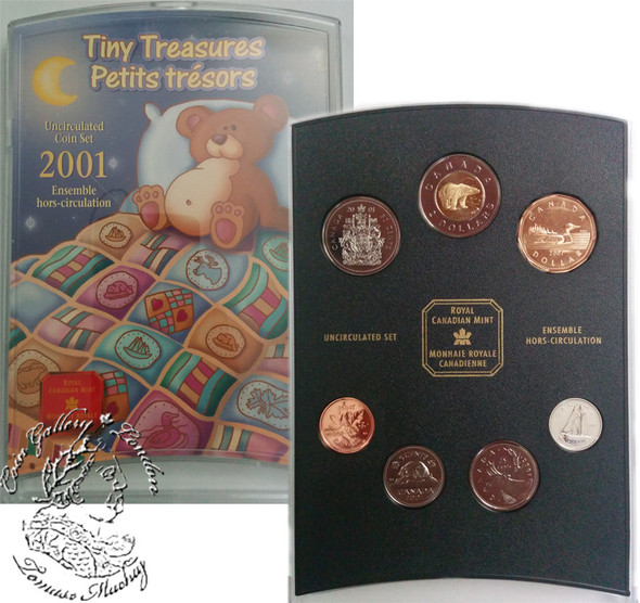 Canada: 2001 P Tiny Treasures Baby Gift Coin Set